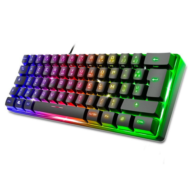 Clavier Gamer Filaire SPIRIT OF GAMER PRO-K2 RGB – Noir
