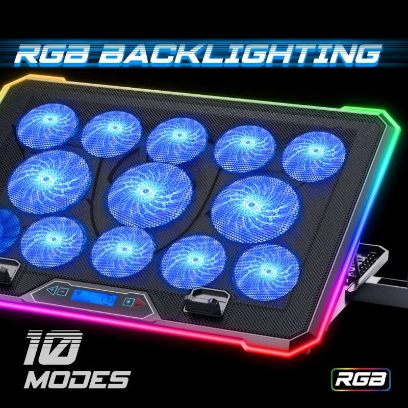 Refroidisseur PC SPIRIT OF GAMER AIRBLADE 1300 RGB 17″ – Noir