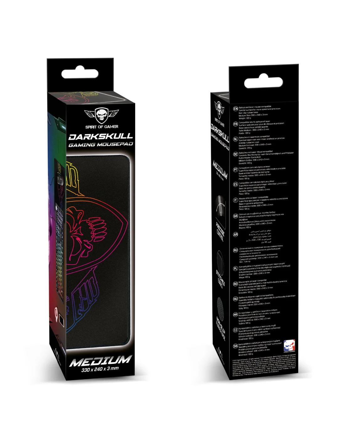 Tapis Souris Gaming Spirit of Gamer DARKSULL M